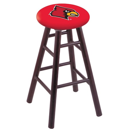 Holland Bar Stool Co Oak Bar Stool, Dark Cherry Finish, Louisville Seat RC30OSDC